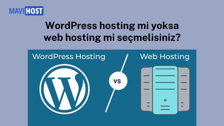 WordPress hosting mi yoksa web hosting mi seçmelisiniz