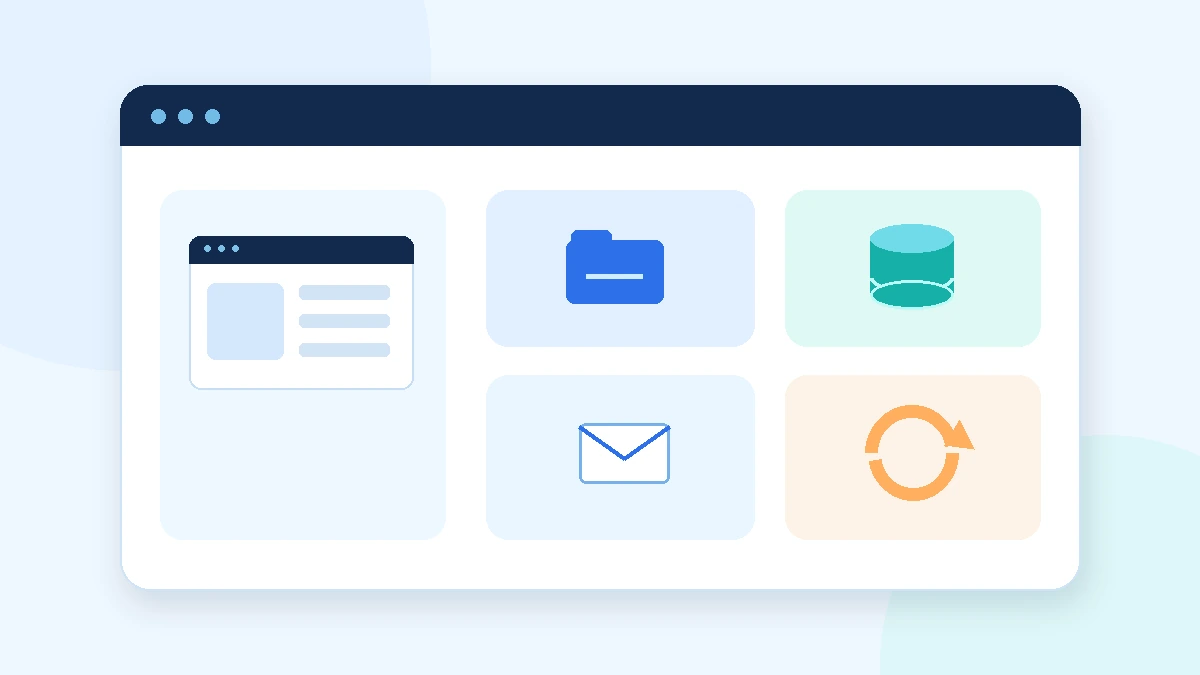 cPanel hosting özellikleri: dosya, veritabanı, e-posta ve yedekleme araçları