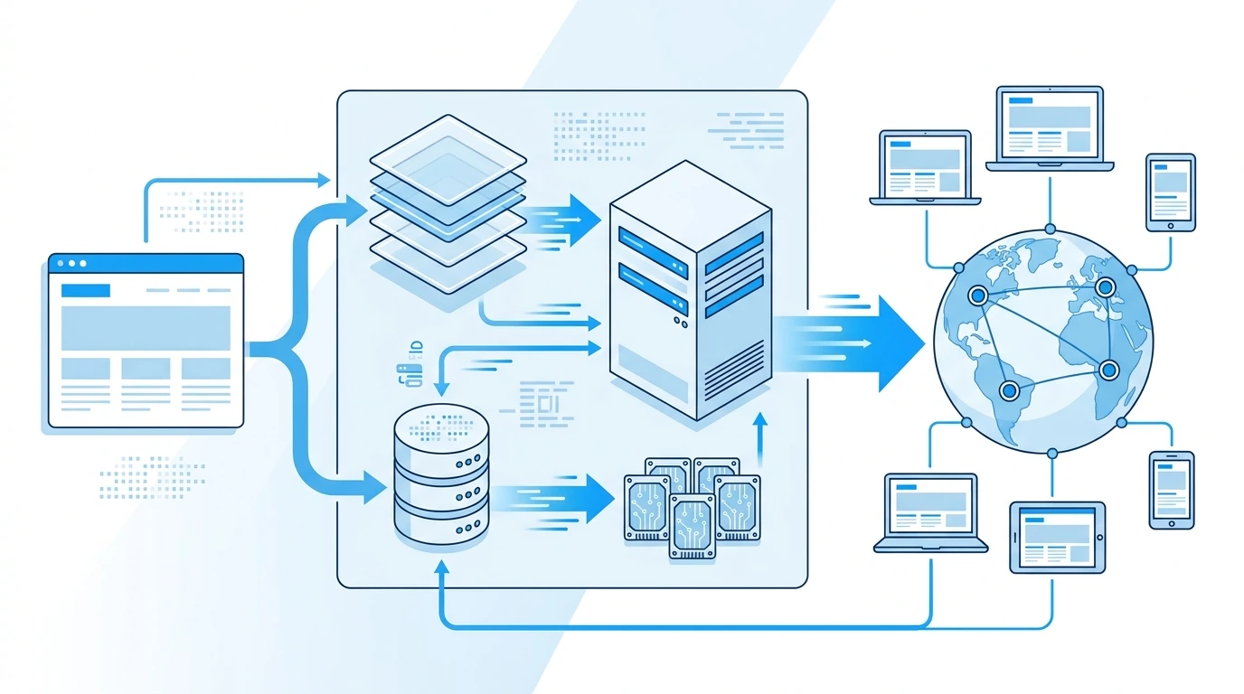 Joomla hosting performansında önbellek, SSD ve CDN akışı
