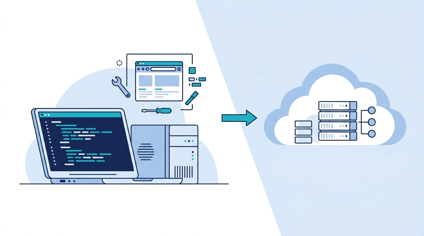 Tarayıcı isteğinin localhost üzerinden yerel sunucuya ulaşması